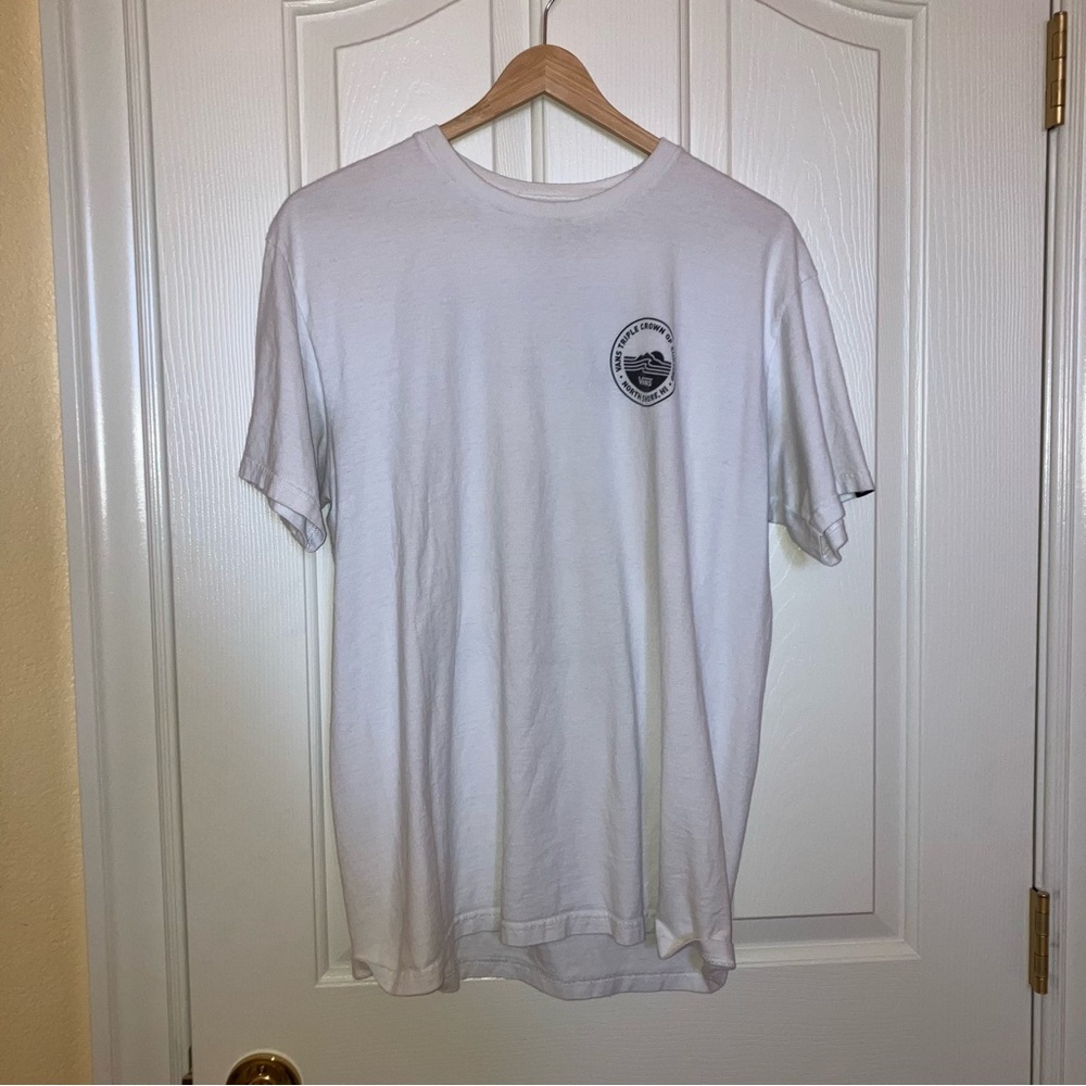 Vans Men’s white surf T-shirt